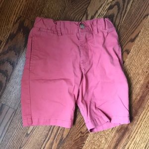Boys red Polo shorts -Size 5